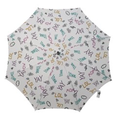 Doodle Pattern Hook Handle Umbrellas (medium) by pakminggu
