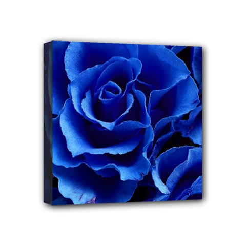 Roses Flowers Plant Romance Mini Canvas 4  X 4  (stretched) by pakminggu