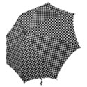 Background Black Board Checker Checkerboard Hook Handle Umbrellas (Medium) View2