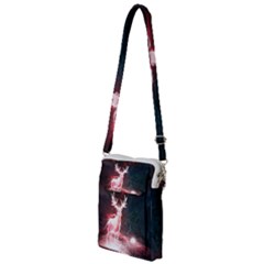Deer Animal Moon Planet Space Fantasy Multi Function Travel Bag by pakminggu