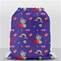 Texture Seamless Digital Scrapbooking Decorative Drawstring Bag (Small) View2