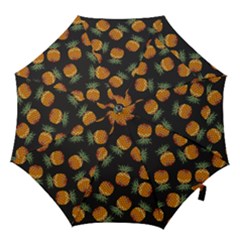 Pineapple Background Pineapple Pattern Hook Handle Umbrellas (medium) by pakminggu