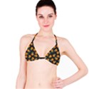 Pineapple Background Pineapple Pattern Bikini Top View1