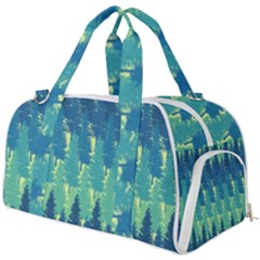 Christmas Trees Pattern Digital Paper Seamless Burner Gym Duffel Bag by pakminggu