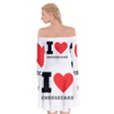 I love cheesecake Off Shoulder Skater Dress View2