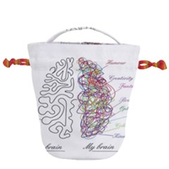 Neurodivergent Creative Smart Brain Drawstring Bucket Bag by pakminggu