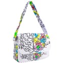 Brain Left Logic Language Science Courier Bag View1