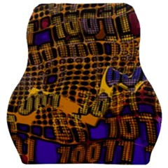 Binary Code Transformation Car Seat Velour Cushion  by pakminggu