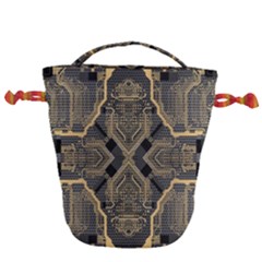 Brain Technology Data Digital Drawstring Bucket Bag by pakminggu