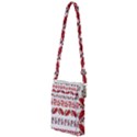 Ukraine Scheme Pattern Kit Ornament Plants Multi Function Travel Bag View1