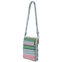 Ukraine Ornament Pattern Symbolism Geometric Multi Function Travel Bag by pakminggu
