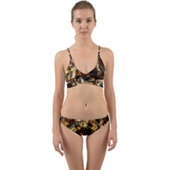 Science Fiction Background Fantasy Wrap Around Bikini Set by danenraven