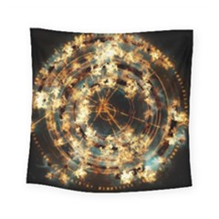 Science Fiction Background Fantasy Square Tapestry (small) by danenraven