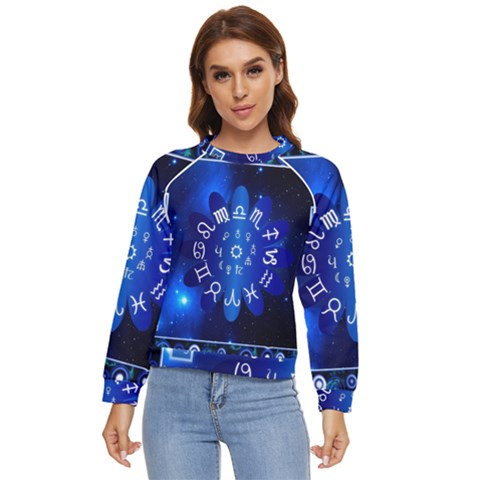 Astrology Horoscopes Constellation Women s Long Sleeve Raglan Tee by danenraven