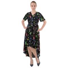Illustration Universe Star Planet Front Wrap High Low Dress by danenraven