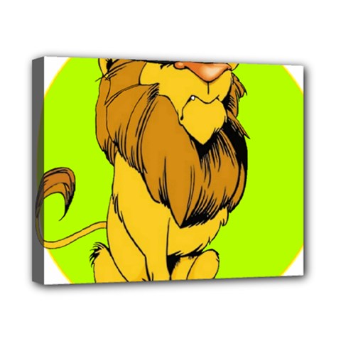 Lion Cartoon Parody Canvas 10  X 8  (stretched) by danenraven
