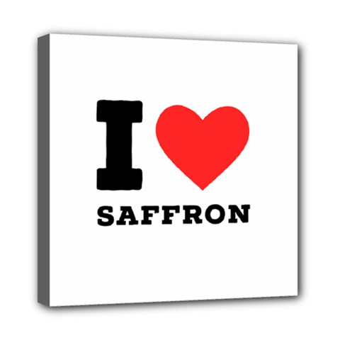 I Love Saffron Mini Canvas 8  X 8  (stretched) by ilovewhateva
