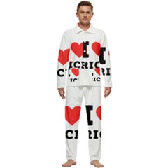 I Love Rice Men s Long Sleeve Velvet Pocket Pajamas Set by ilovewhateva