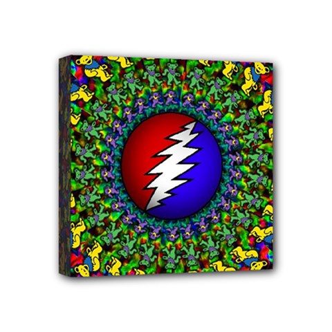 Grateful Dead Mini Canvas 4  X 4  (stretched) by Mog4mog4