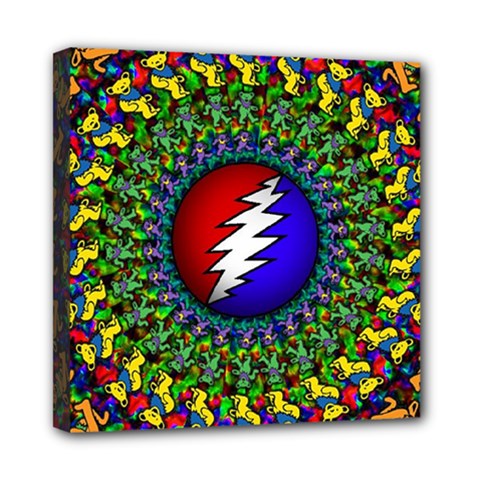 Grateful Dead Mini Canvas 8  X 8  (stretched) by Mog4mog4