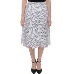 Joy Division Unknown Pleasures Post Punk Classic Midi Skirt by Mog4mog4