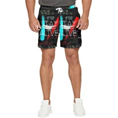 Stay Alive Men s Runner Shorts by Bakwanart