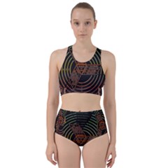Black And Green Area Rug Neon Genesis Evangelion Computer Communication Racer Back Bikini Set by Bakwanart