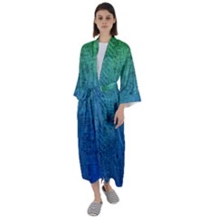 Blue And Green Circuit Board Wallpaper Circuit Board Sketch Maxi Satin Kimono by Bakwanart