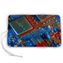Gray Circuit Board Electronics Electronic Components Microprocessor Pen Storage Case (S) View1