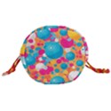 Circles Art Seamless Repeat Bright Colors Colorful Drawstring Bucket Bag View3