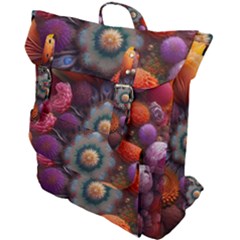 Flower Blossoms Petals Blooms Buckle Up Backpack by 99art