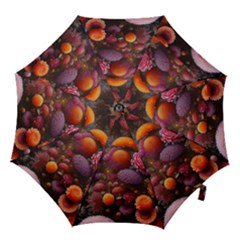 Flowers Blossoms Petals Blooms Hook Handle Umbrellas (small) by 99art