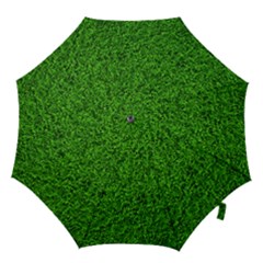 Green Grass Texture Summer Hook Handle Umbrellas (medium) by 99art