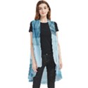 Architecture Blue Drawing Engineering City Modern Building Exterior Sleeveless Chiffon Waistcoat Shirt View1