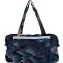 Architectural Design Abstract 3d Neon Glow Industry Multi Function Bag View2