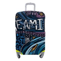 Graffiti Art Psychedelic Art Graphic Design Modern Art Luggage Cover (small) by 99art