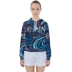 Graffiti Art Psychedelic Art Graphic Design Modern Art Women s Tie Up Sweat by 99art