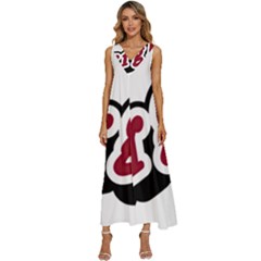 Comic-text-frustration-bother V-neck Sleeveless Loose Fit Overalls by 99art