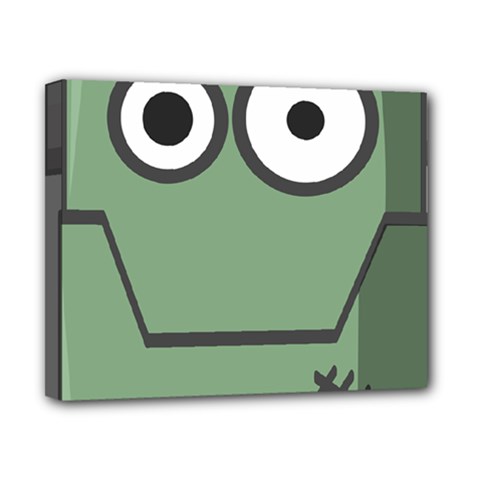 Cartoon-cute-frankenstein-halloween Canvas 10  X 8  (stretched) by 99art