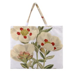 Nature-flower-leaf-plant-isolated Zipper Large Tote Bag by 99art
