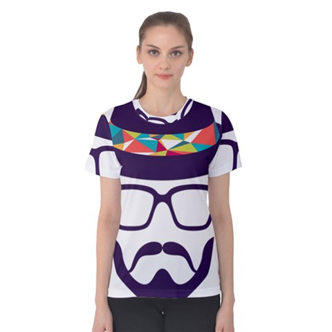 Party Hat Cartoon Women s Cotton Tee by 99art