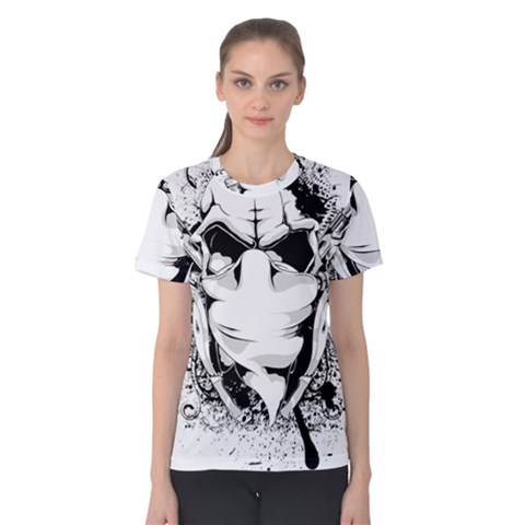 Graphic-design-vector-skull Women s Cotton Tee by 99art