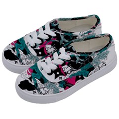 Japan Ninja-japanese-samurai-color- Kids  Classic Low Top Sneakers by 99art