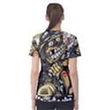 Scooter-motorcycle-boot-cartoon-vector Women s Cotton Tee View2