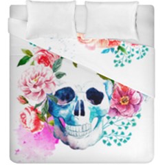 Day Of The Dead Skull Art Duvet Cover Double Side (king Size) by 99art