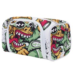 Scooter-motorcycle-graffiti Toiletries Pouch by 99art