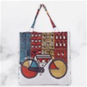 Amsterdam Graphic Design Poster Illustration Grocery Tote Bag View1