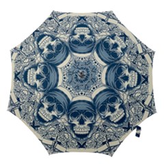 Skull Drawing Hook Handle Umbrellas (small) by 99art