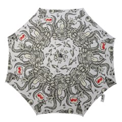 Drawing Clip Art Hand Painted Abstract Creative Space Squid Radio Hook Handle Umbrellas (medium) by 99art