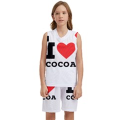 I Love Cocoa Kids  Basketball Mesh Set by ilovewhateva